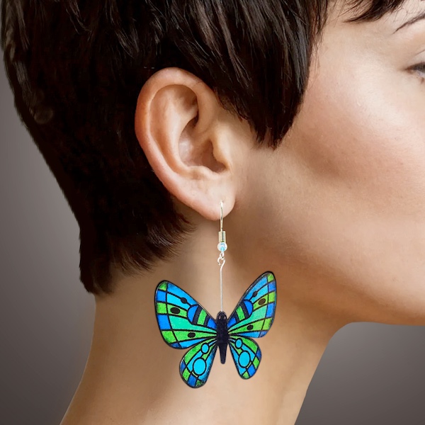 tuto bijou en papier papillon